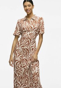 VILA Robe longue - mocha bisque