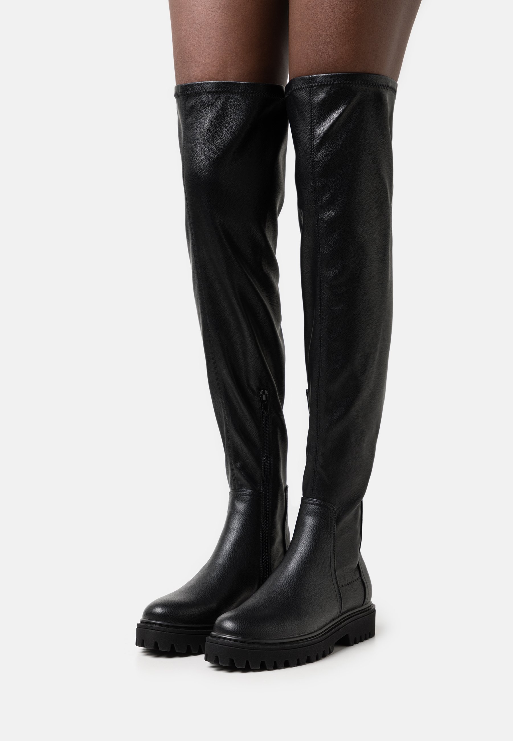 Even\u0026Odd Overknee laarzen - black/Zwart - Zalando.nl