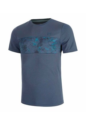 CAILAN - T-Shirt print - vintage indigo aop print comb