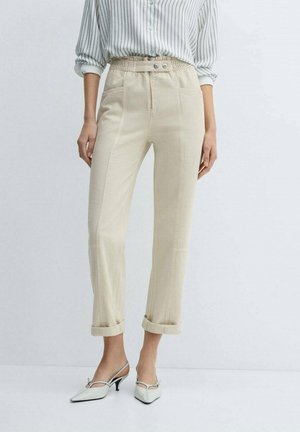 CAMILA - Jeans straight leg - sandfarvet