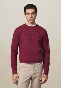 Hackett London HERITAGE  - Mikina - burgundy red