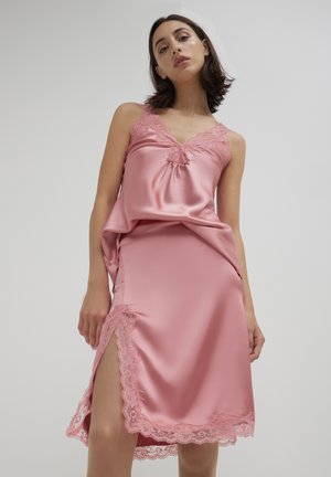 Calliope MIDI - Jupe trapèze - rosa