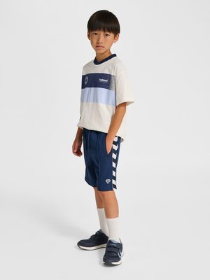 Hummel, HUMMEL HMLJR ARCHIVE REGULAR POLY SHORTS - Træningsbukser - dress blues