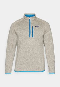 BETTER SWEATER 1/4 ZIP - Maglione - oar tan/vessel blue
