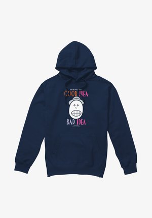 Cotton Soul, ANIMANIACS/GOOD IDEA BAD IDEA - Kapuzenpullover - dark blue