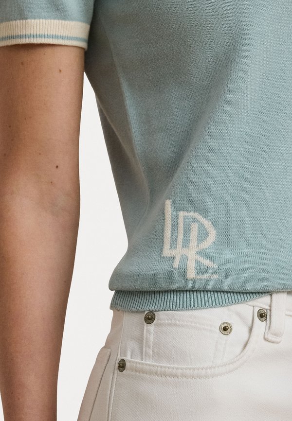 TWO TONE SHORT SLEEVE SWEATER - Basic T-shirt4