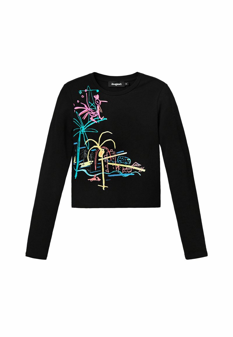Desigual Longsleeve zwart Desigual Longsleeve zwart