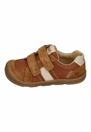 koel, KOEL BAREFOOT KINDER SNEAKERS KOBI W II COGNAC UNISEX - Lauflernschuh - cognac