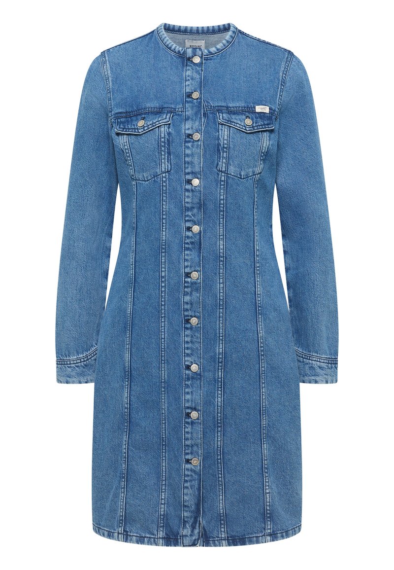 mustang Jeansjurken blauw