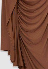 Reiss KYRA CAPE SLEEVE - Vestito di maglina - brown