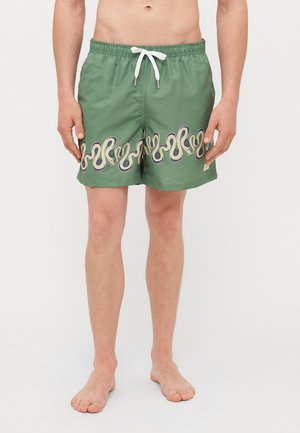 IVY DIZZY BOA  NOVELTY PRINTED SWIM TRUNKS - Plavecké šortky  - green