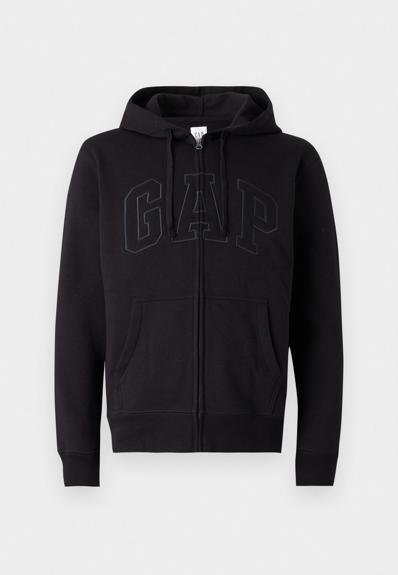 GAP Sweater met rits zwart GAP Sweater met rits zwart