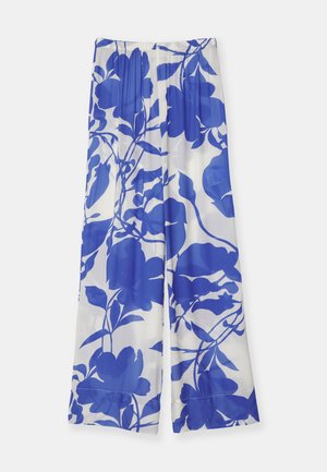 GORGES PANT - Kelnės - floral blue