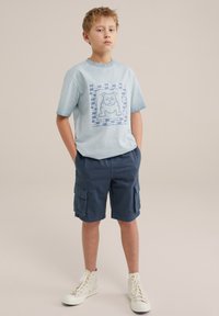 WE Fashion - BLUE RIDGE - Pantalones cargo - blue Imagen en miniatura 1