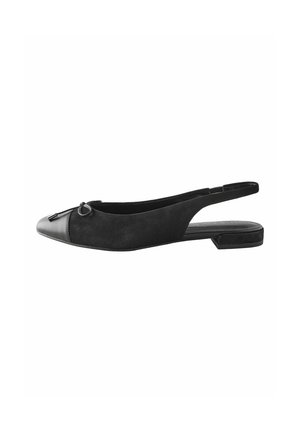 REGULAR FIT - FOREVER COMFORT ROUND TOE BOW - Bailarinas con tira trasera - black