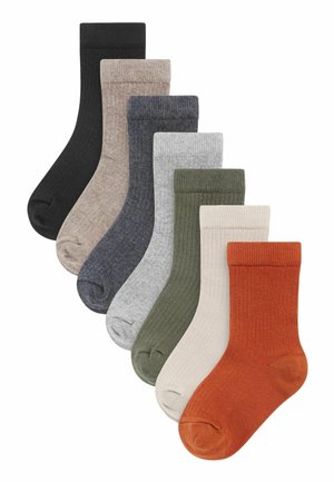 7 PACK RICH FINE STANDARD - Chaussettes - khaki green grey