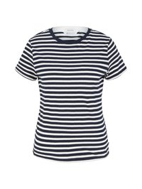 TMODERN STRIPE - Printtipaita - white black stripe