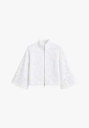 Touché Privé, JACQUARD SEQUINED JACKET - Ελαφρύ μπουφάν - white