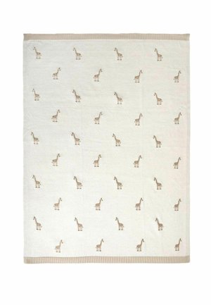 JoJo Maman Bébé GIRAFFE EMBROIDERED - Badmantel - natural