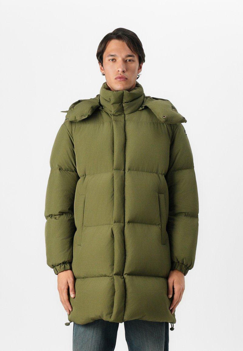 Diesel Wintermantel groen