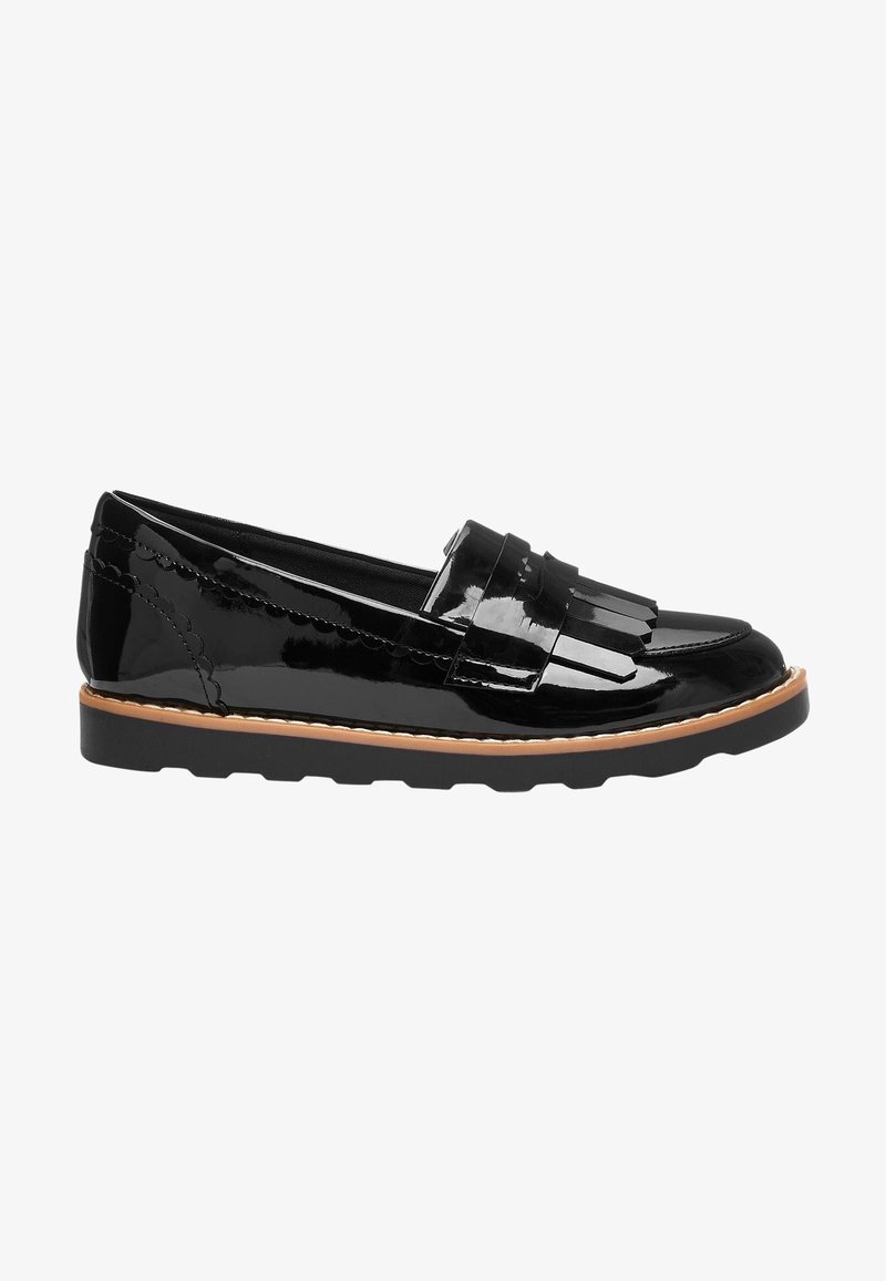 Next PATENT WIDE FIT LOAFERS - Čevlji brez vezalk - black