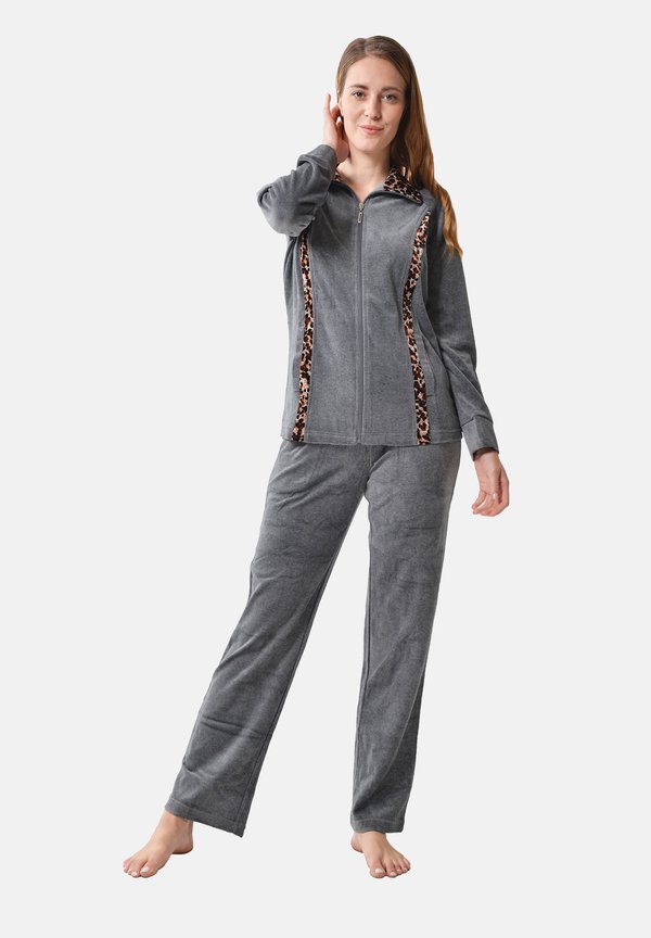 Pyjama - grau melange