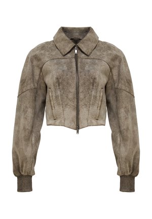 Kožnata jakna - grey