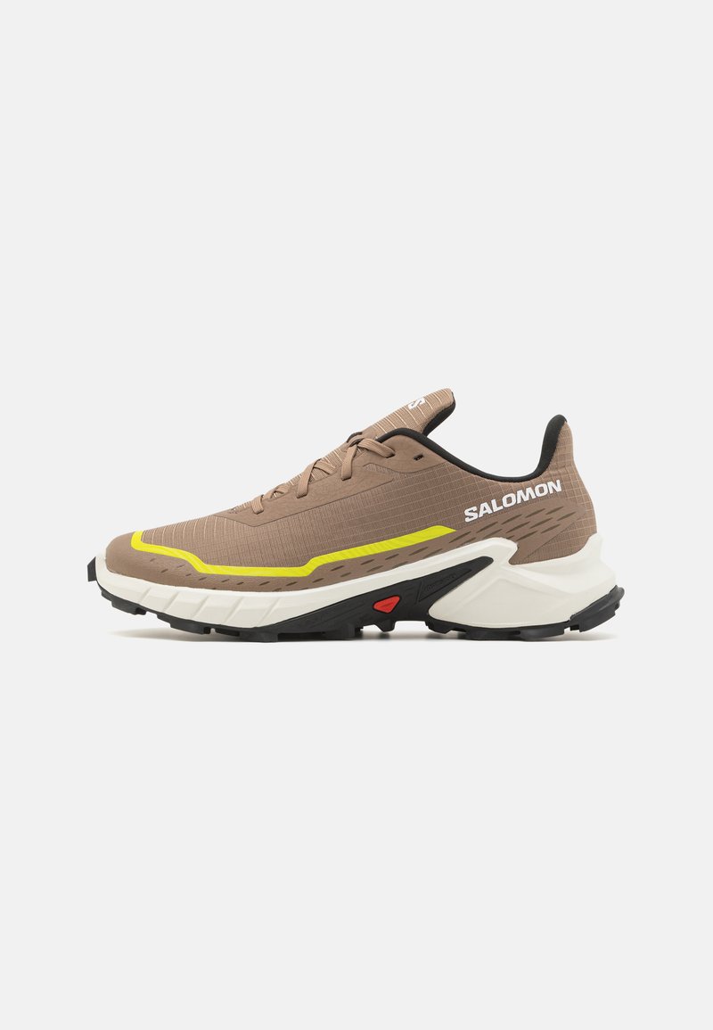 Salomon ALPHACROSS 5 - Trail running shoes - caribou/canteen/sulphur spring