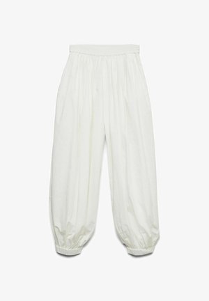 Vero Moda, TROUSERS AWCANELLA HIGH WAIST TROUSERS - Pantaloni - snow white