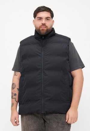 JJESOHO BODYWARMER COLLAR - Waistcoat - black