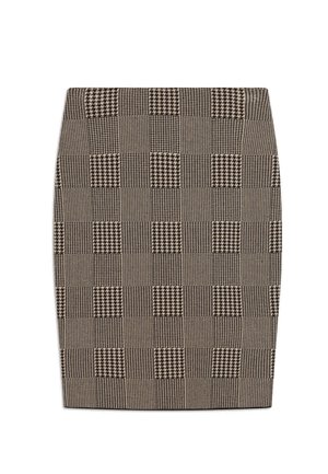 NAULOVER, WOMEN - Jupe crayon - coffee