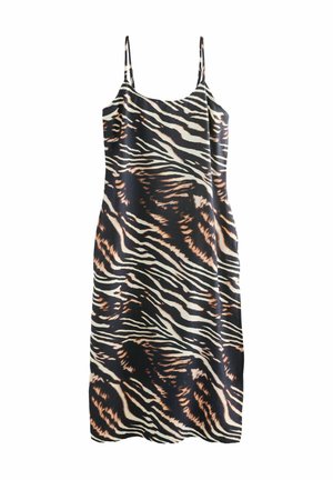 REGULAR FIT - MIDI  - Freizeitkleid - black animal