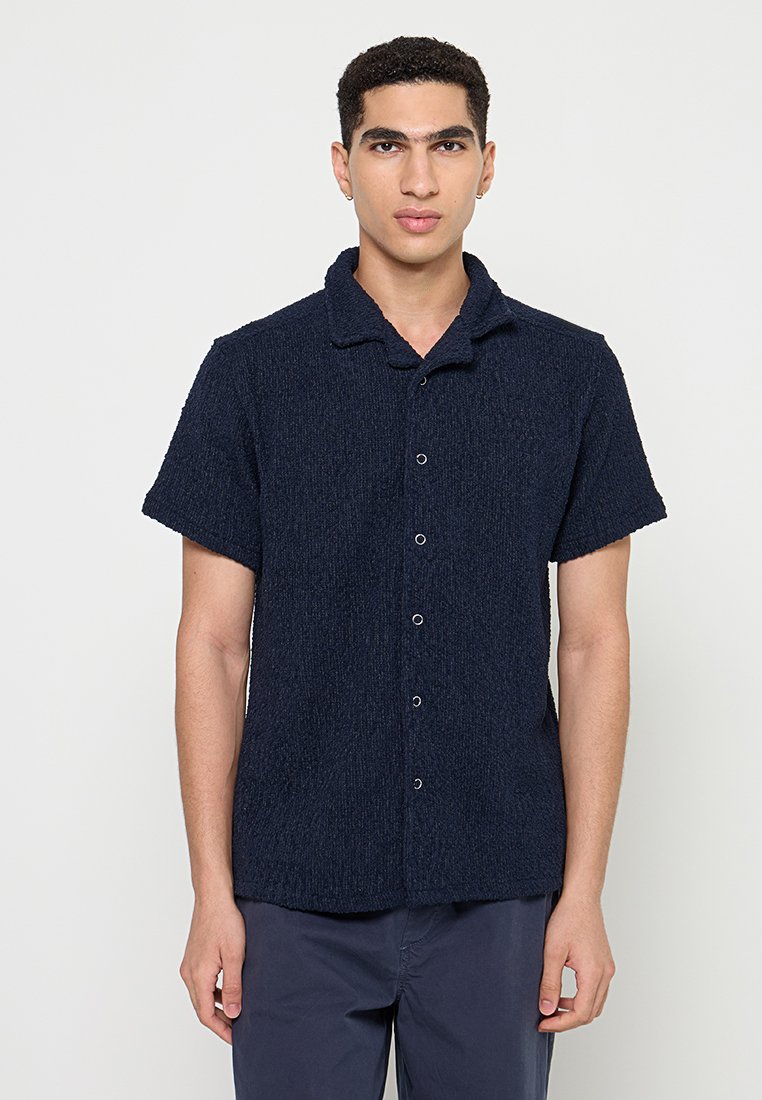 INDICODE JEANS Overhemd gemêleerd donkerblauw