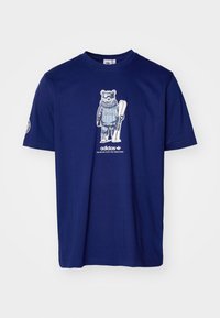 SKI BEAR TEE UNISEX - T-shirts print - dark blue