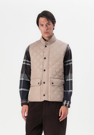 Barbour NEW LOWERDALE QUILTED GILET - Waistcoat - washed stone