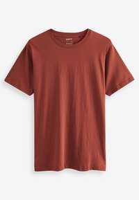 Next 6 PACK REGULAR - T-shirts basic - brown rust black ecru marl slate silver