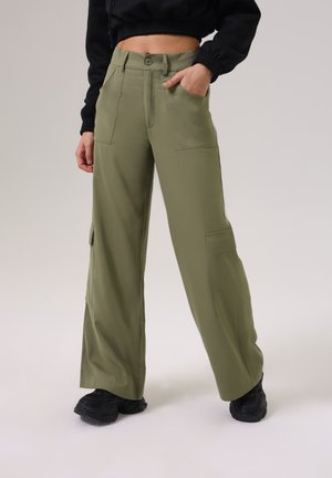 Armijas stila bikses - khaki
