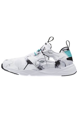Reebok Classic FURYLITE - Sneakers basse - white/black/timless teal