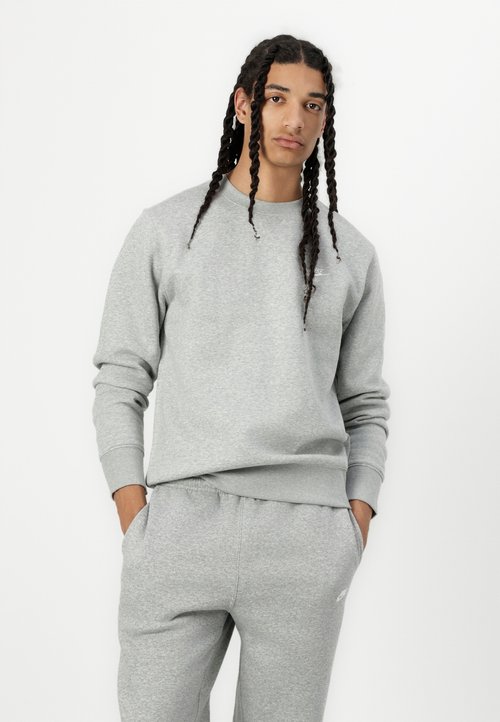 Nike Club Fleece Crew 'Dark Grey Heather White' — foto 5