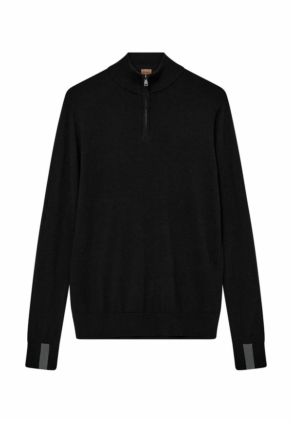 ADAM SOFT ZIP TURTLE NECK - Strickpullover