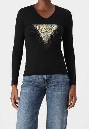 T-shirt à manches longues - black