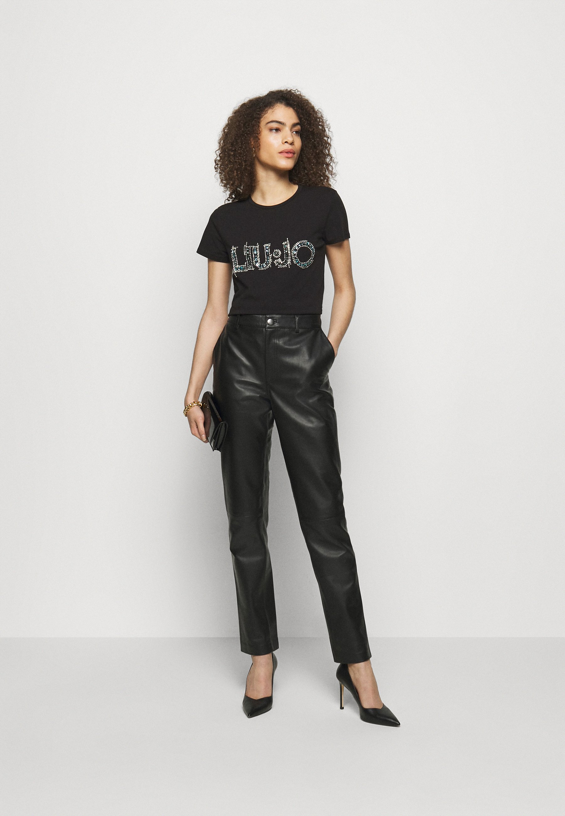LIU JO LOGO - T-shirt con stampa - nero - Zalando.it