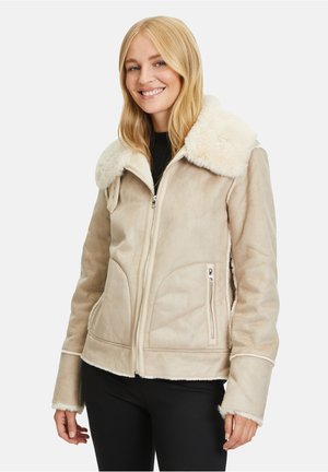 MIT REISSVERSCHLUSS - Winter jacket - hellbraun