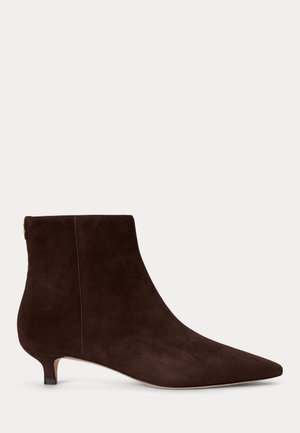 Lauren Ralph Lauren, FRANCESCA SUEDE BOOTIE - Klassikalised poolsaapad - chestnut brown