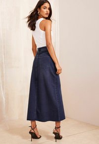 Friends Like These SPLIT FRONT - REGULAR FIT - A-vonalú szoknya - ink blue
