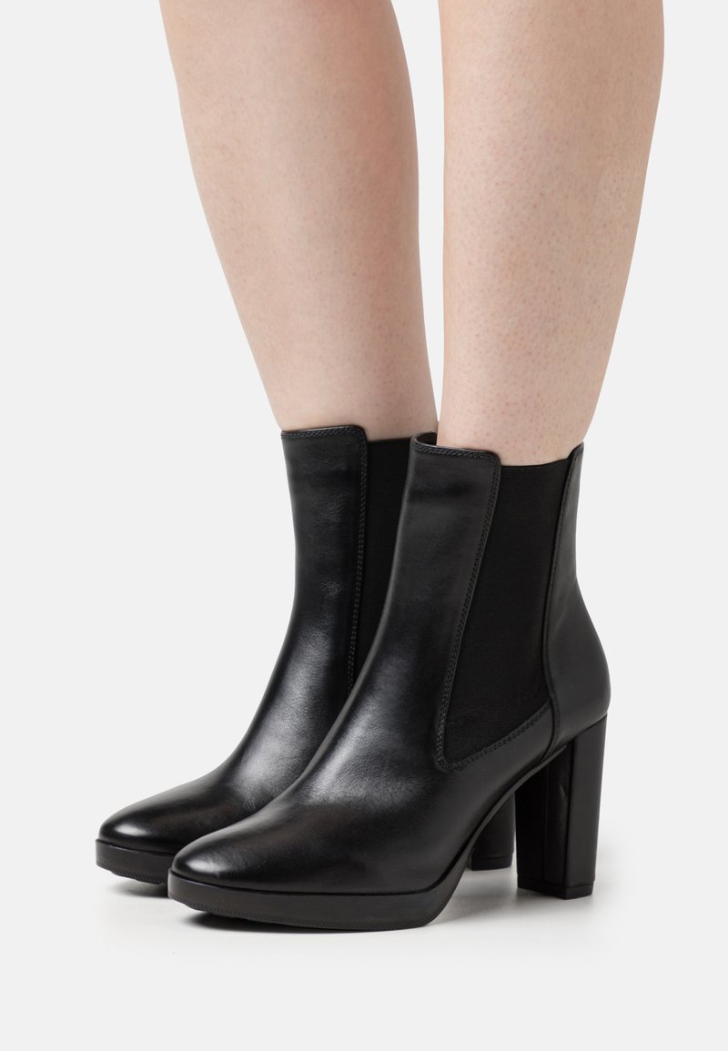 Geox D Eleana enkellaars, zwart, 41 EU, zwart, 41 EU