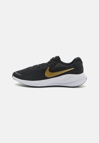 REVOLUTION 7 - Zapatillas running asfalto - black/metallic gold/white/dark smoke grey