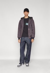 HUF BOULDER WORK JACKET UNISEX - Farkkutakki - raisin