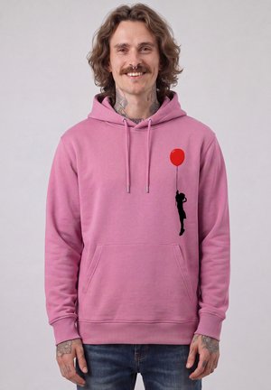 watapparel, MÄDCHEN MIT LUFTBALLON UNISEX - Hoodie - bubble pink