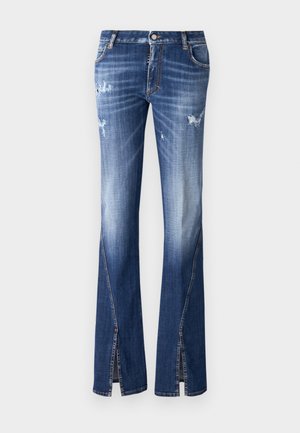 DSQUARED2 ICON TRUMPET  - Alt laienevad teksad - blue denim